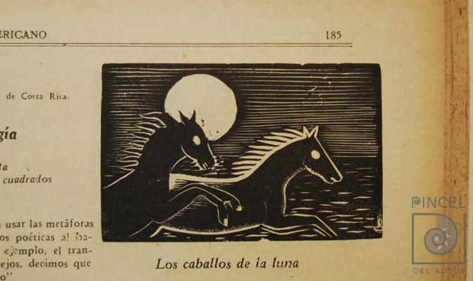 Los caballos de la luna (poema de Carlos Luis Sáenz) por Amighetti, Francisco