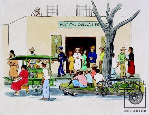 Sin título. Hospital San Juan de Dios por Amighetti, Francisco
