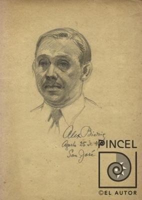 Retrato Manuel de la Cruz González por Bierig, Alex. González, Manuel de la Cruz