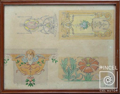 Diseños por Bonilla, Lydio. Escuela Nacional de Bellas Artes