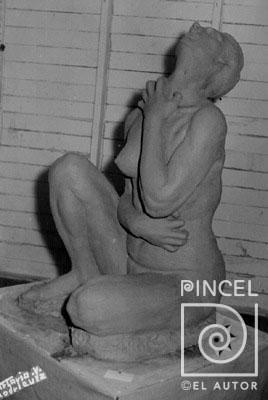 Exposición del curso de 1962 por Escuela Nacional de Bellas Artes. Brenes, Miguel Ángel