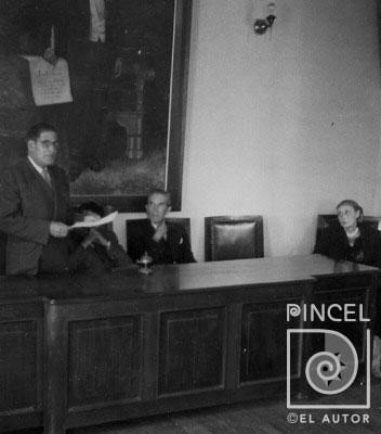 Asamblea en memoria de Max Jiménez por Escuela Nacional de Bellas Artes. Salazar Quesada, José Francisco. Jiménez, Max