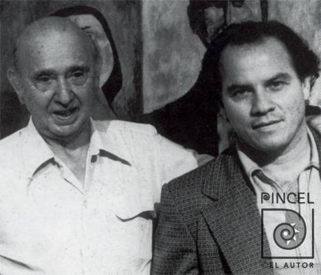 Fotografía con Manuel de la Cruz González por Fernández, Rafael (Rafa). González, Manuel de la Cruz