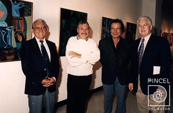 Fotografía exposición 1993 por Fonseca, Harold. Valverde, César. Zeledón Guzmán, Néstor.García, Rafael Angel (Felo)