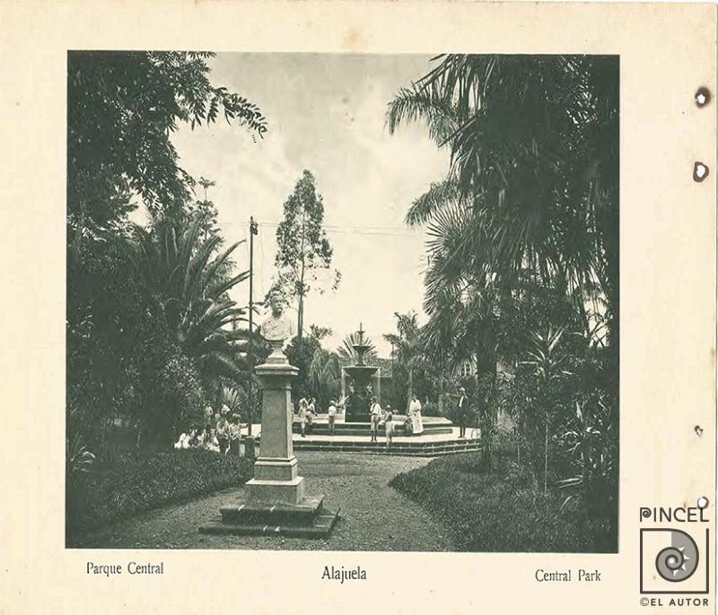 Parque Central de Alajuela por Gómez Miralles, Manuel. Documental. Patrimonio Arquitectónico.