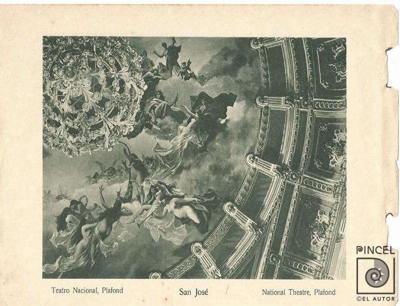 Teatro Nacional Plafond por Gómez Miralles, Manuel. Documental. Patrimonio Arquitectónico. Teatro Nacional