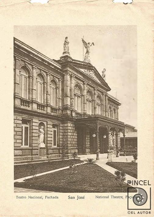 Teatro Nacional, Fachada por Gómez Miralles, Manuel. Documental. Patrimonio Arquitectónico. Teatro Nacional