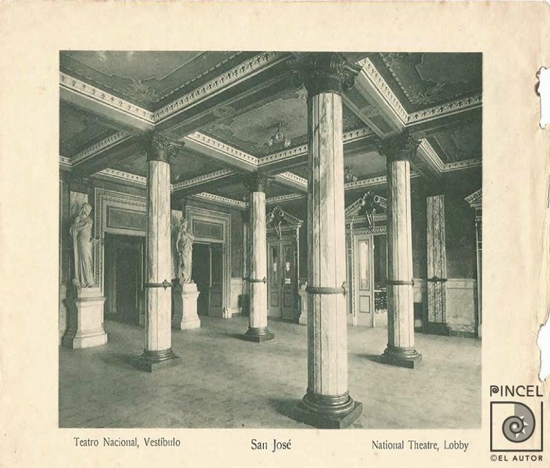 Teatro Nacional, Vestíbulo por Gómez Miralles, Manuel. Documental. Patrimonio Arquitectónico. Teatro Nacional