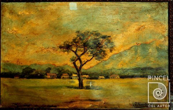 Atardecer en San José por Huertas Castro, Gilberto. Escuela Nacional de Bellas Artes