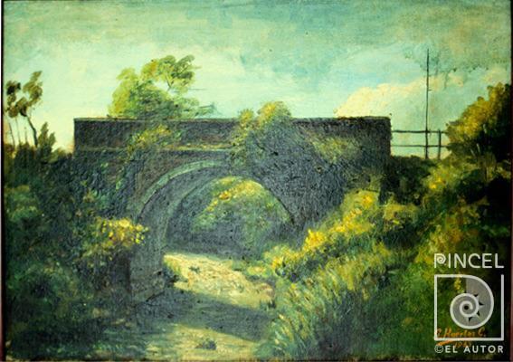 Puente sobre Río Torres por Huertas Castro, Gilberto. Escuela Nacional de Bellas Artes
