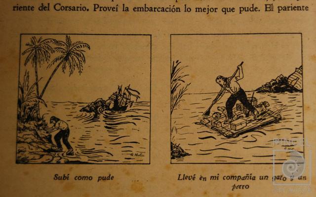 Robinson Crusoe (dos escenas) por Huertas Castro, Gilberto. Escuela Nacional de Bellas Artes