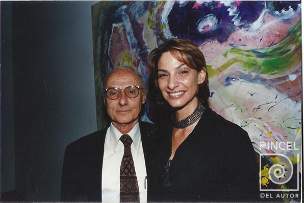 La artista con Guido Sáenz por Martén, Ana Isabel. Grupo Bocaracá. Sáenz, Guido