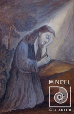 Cristo en el Monte de los Olivos por Montagné, Elena de. Escuela Nacional de Bellas Artes