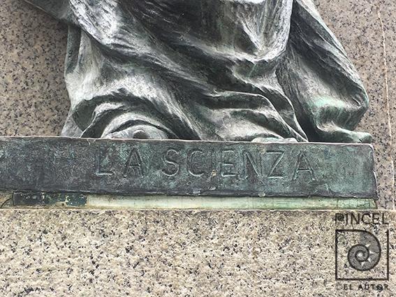 Monumento a Juan Rafael Mora Porras (detalle La Scienza) por Piraino, Pietro (extranjero). Patrimonio cultural escultórico
