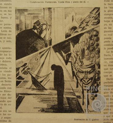 Cuando estuve con Rubén Darío por Quirós, Teodorico. Baixench, Pablo. Jiménez, Max