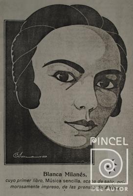 Blanca Milanés (Carlota Brenes) por Solano, Noé. Brenes, Carlota (pseudónimo literario: Milanés, Blanca)