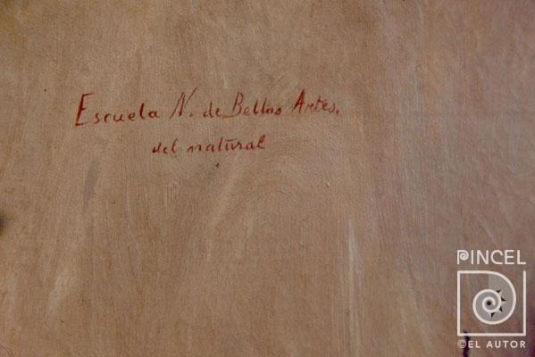 Naturaleza muerta (detalle) por Steiner, Alejandro. Escuela Nacional de Bellas Artes