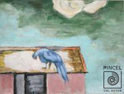 Bird on the roof por Vanston, Doreen (Dairine en Irlanda)