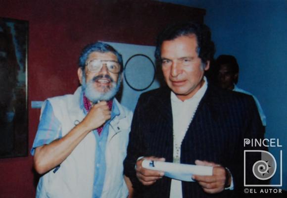 Néstor Zeledón G. junto a Luis Daell por Zeledón Guzmán, Néstor. Daell, Luis.