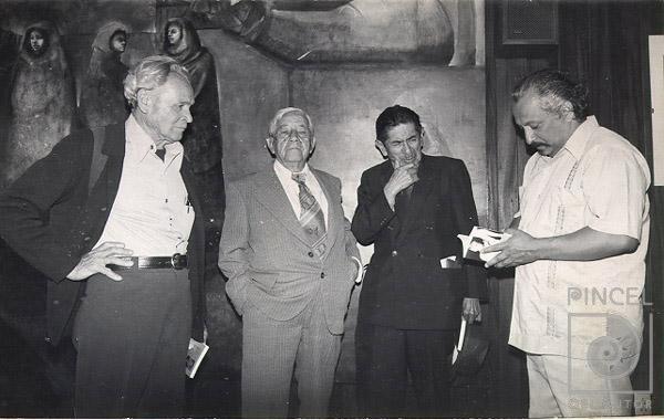 Néstor Zeledón, Juan Rafael Chacón, Juan Manuel Sánchez y Olger Villegas. por Zeledón Varela, Néstor. Chacón, Juan Rafael. Sánchez, Juan Manuel. Villegas, Olger
