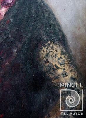 Autorretrato  (detalle de brazo) por Zeller de Peralta, Lolita. Escuela Nacional de Bellas Artes
