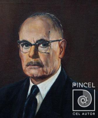 Retrato de Hernán Peralta Quirós por Zeller de Peralta, Lolita. Escuela Nacional de Bellas Artes