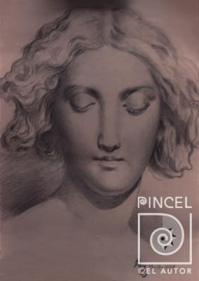 Cabeza de joven por Zeller, Maruja. Escuela Nacional de Bellas Artes