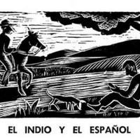 El indio y el español por Amighetti, Francisco