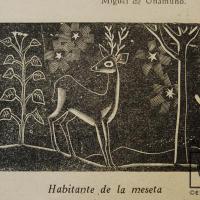 Habitante de la meseta (poema de Jorge Carrera Andrade) por Amighetti, Francisco