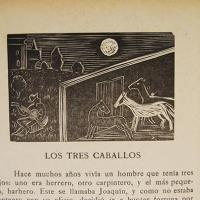 Los tres caballos por Amighetti, Francisco