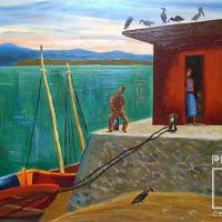 El muelle por Amighetti, Francisco