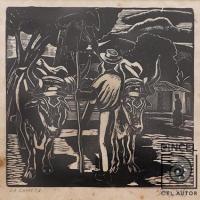 La carreta por Amighetti, Francisco