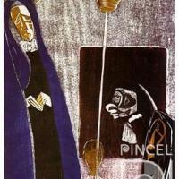 Beatas y la Virgen por Amighetti, Francisco