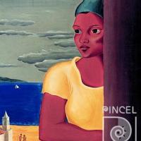 Mujer en la ventana por Amighetti, Francisco