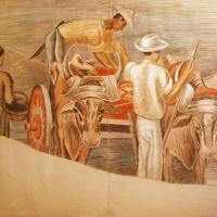Boceto mural Revolución del 48 TCC La agricultura(detalle) por Amighetti, Francisco