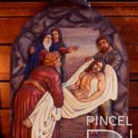 Vía Crucis decimocuarta estación. Jesús es sepultado por Argüello, Wenceslao