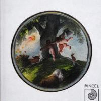 Boceto alegoría al leñador por Argüello, Wenceslao