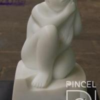 Mujer Peinándose por Badilla, Crisanto