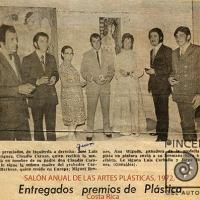 Salón anual de las artes plásticas 1972 por Barboza, Carlos. Carazo, Claudio. Brenes, Miguel Ángel. Rodríguez, Juan Luis