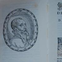 Retrato de Benzoni Girolano,  Libro: "La Historia del Mondo Nvovo" por Benzoni, Girolamo (extranjero)