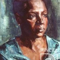 Retrato de mujer negra por Bierig, Alex