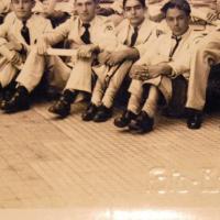 Alumnos del Liceo de Costa Rica (detalle sello) por Bolandi, Walter