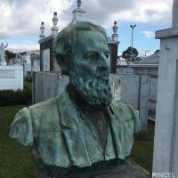 Tumba de Rafael Barroeta en el Cementerio General(detalle) por Bonilla, Juan Ramón. Patrimonio cultural escultórico