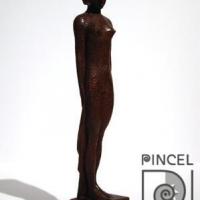 Desnudo de adolescente (otro ángulo) por Chacón, Juan Rafael