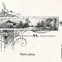 Ilustración para el capítulo de Higiene Pública para libro Revista de Costa Rica S. XIX por Chinchilla, Antolín. Baixench, Pablo