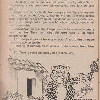 Tío Conejo y los caites de su abuela. Dibujo III por Díaz, Hugo