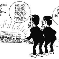 Los habitantes de Golfito preparan marcha. Rafael Angel y Thelmo por Díaz, Hugo