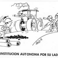 Cada institución autónoma por su lado... por Díaz, Hugo