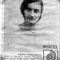 Carmen Ramírez. Reina de la Exposición Artes Plásticas Diario de Costa Rica. por Documental