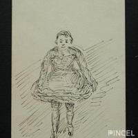 Bailarina (boceto) por Echandi, Enrique